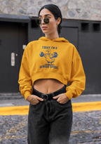 Female Cropped Hoodie– Quirky Confidence