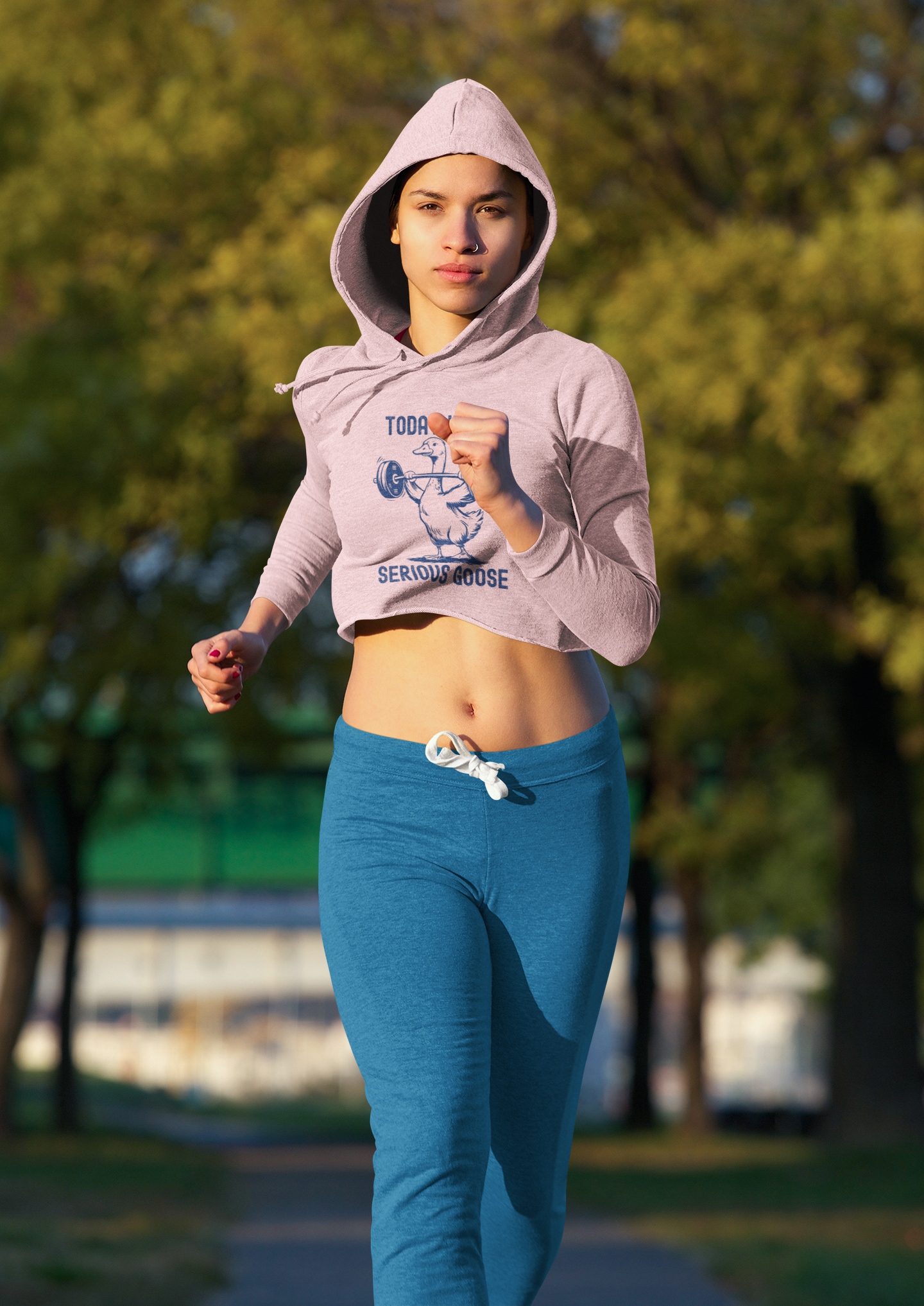 Female Cropped Hoodie– Quirky Confidence